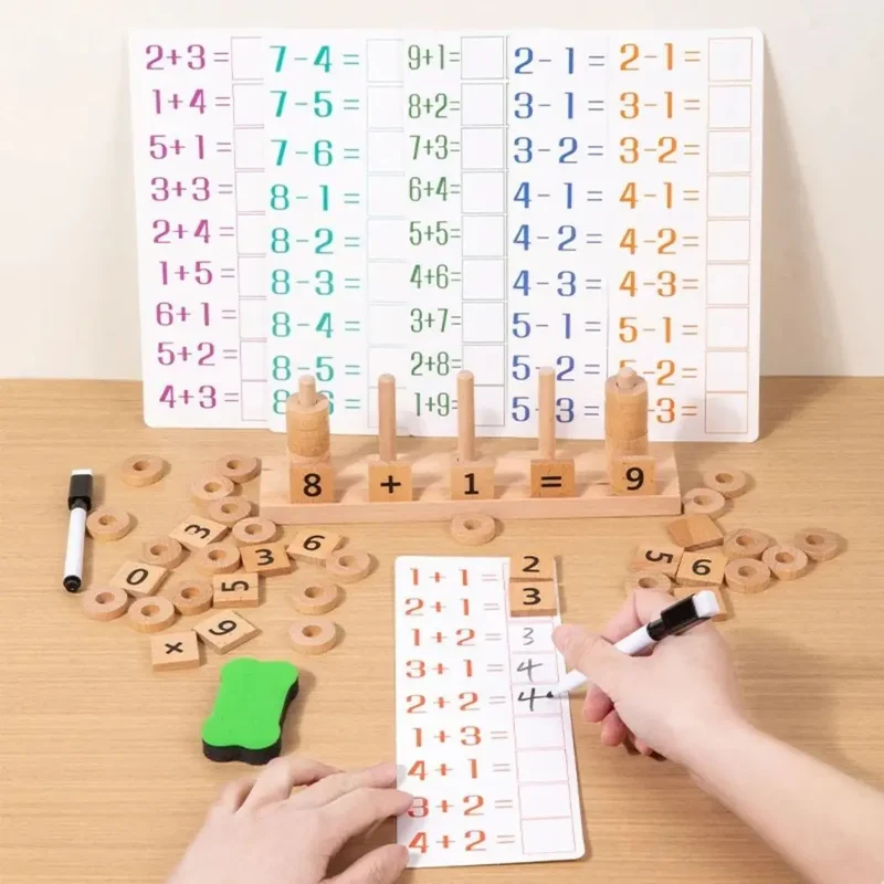 Jeu de calcul Montessori - Croque-Nombres™