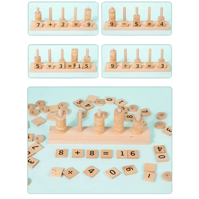 Jeu de calcul Montessori - Croque-Nombres™