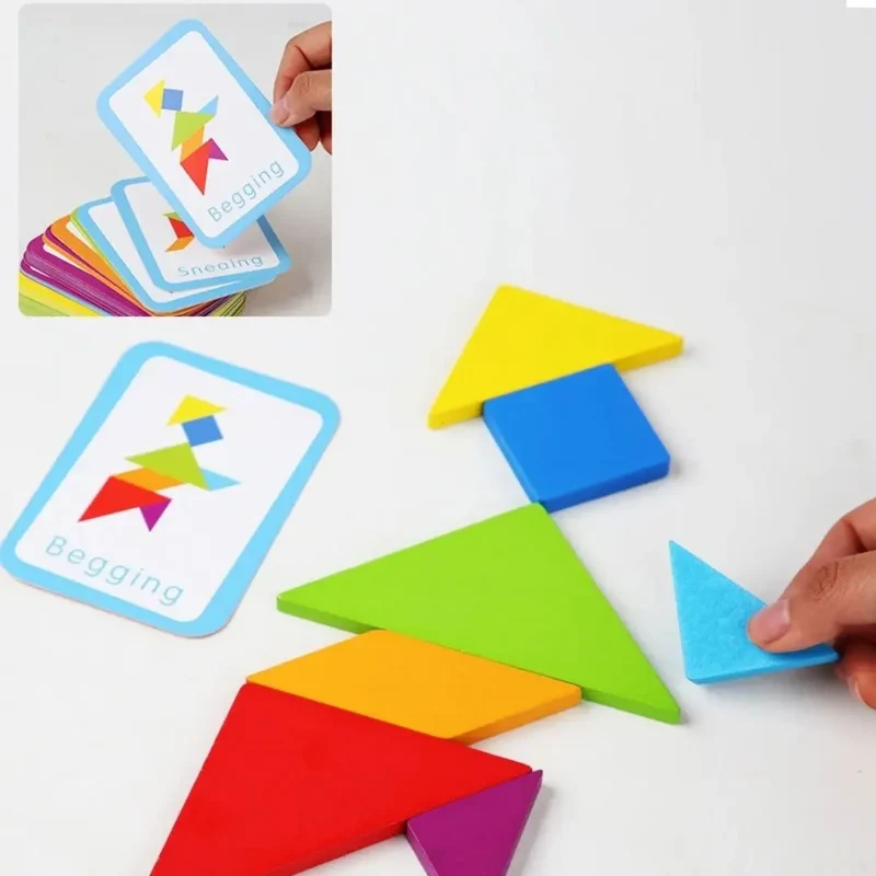 Tangram Montessori En Bois - Tangram Kids™