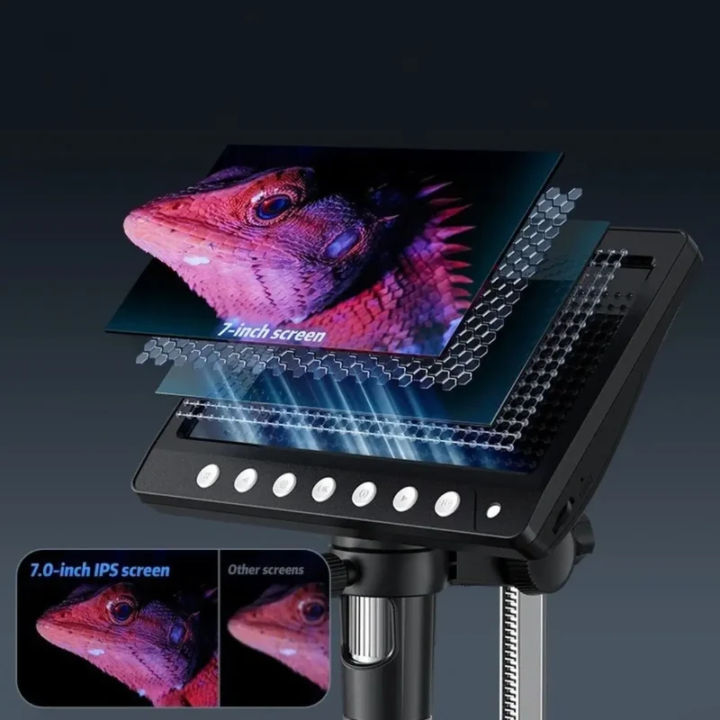 Microscope Électronique Enfant Grand Écran Zoom 1200x – Dès 6 Ans