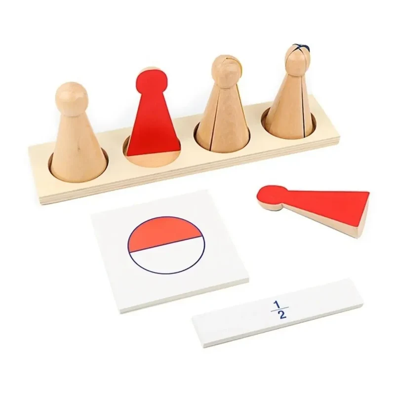 Jouet en Bois Montessori - FractionTower™