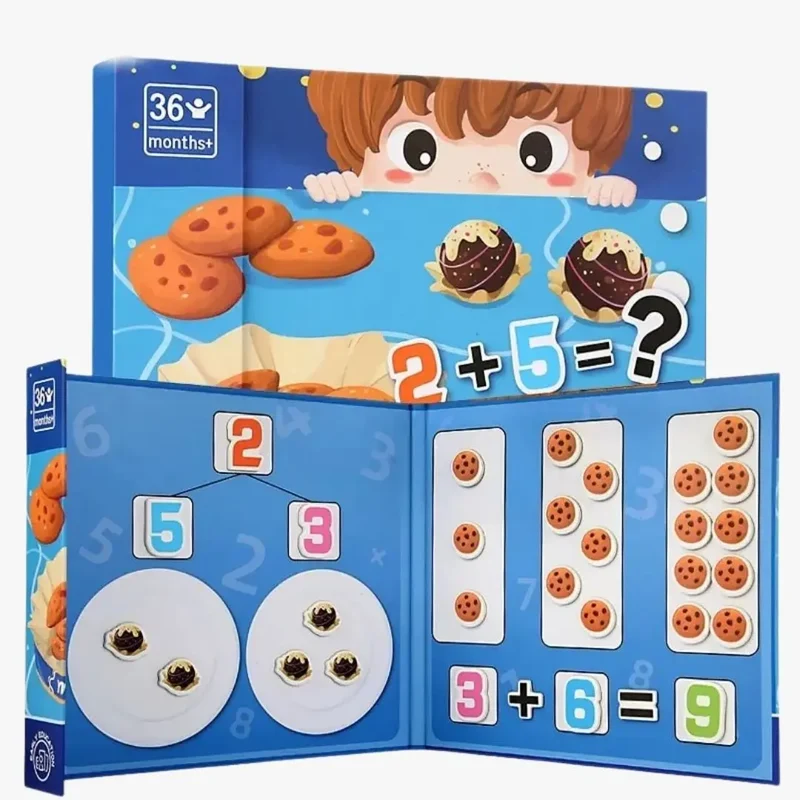 Jeu d'Arithmétique Magnétique Montessori - Les Cookies de Mike™