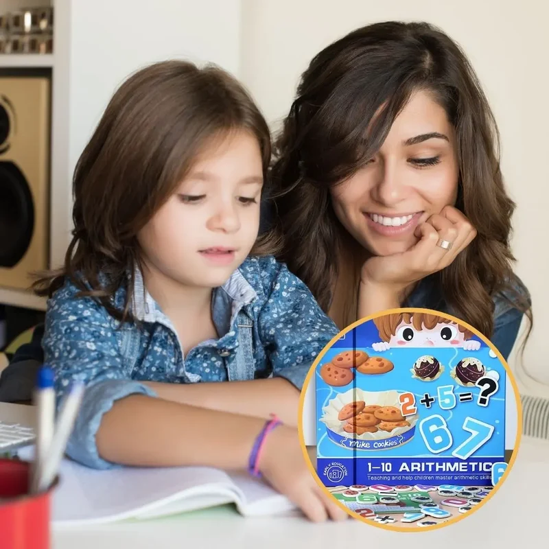 Jeu d'Arithmétique Magnétique Montessori - Les Cookies de Mike™