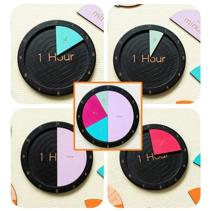 Horloge Montessori - Fraction Clock™
