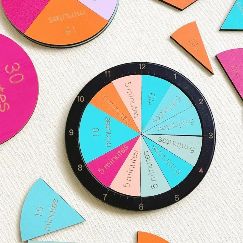 Horloge Montessori - Fraction Clock™