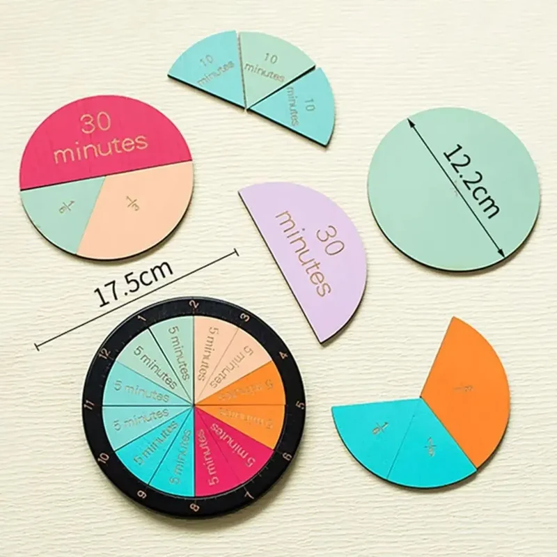Horloge Montessori - Fraction Clock™