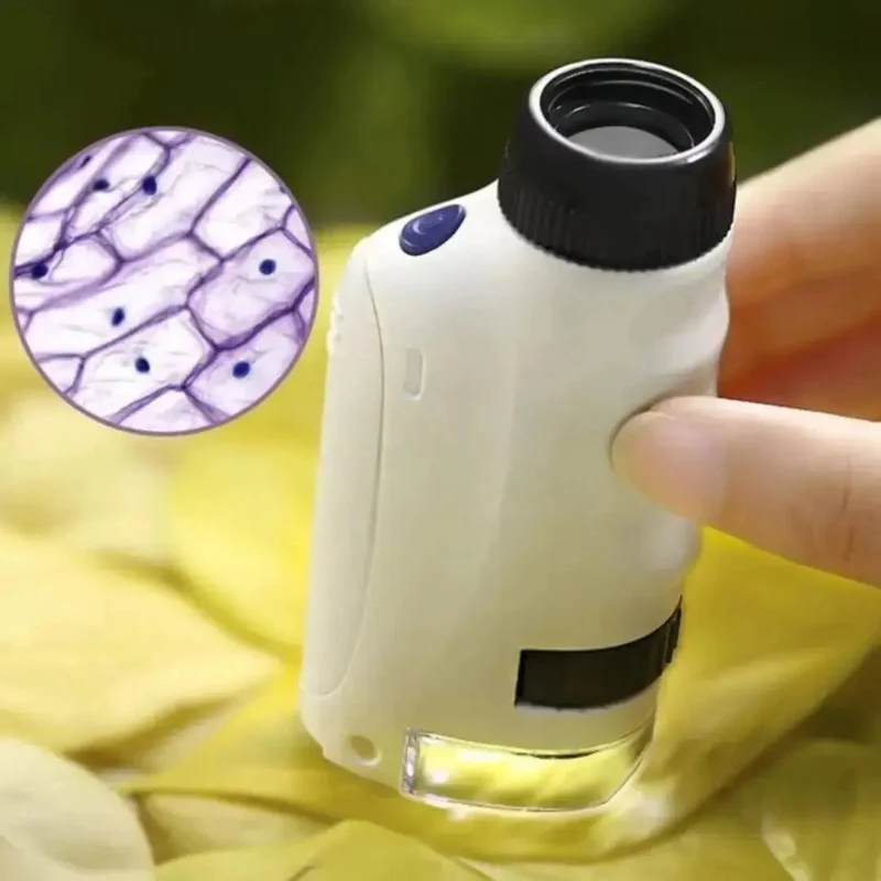Microscope de Poche Enfant 60-120x – Dès 4 Ans