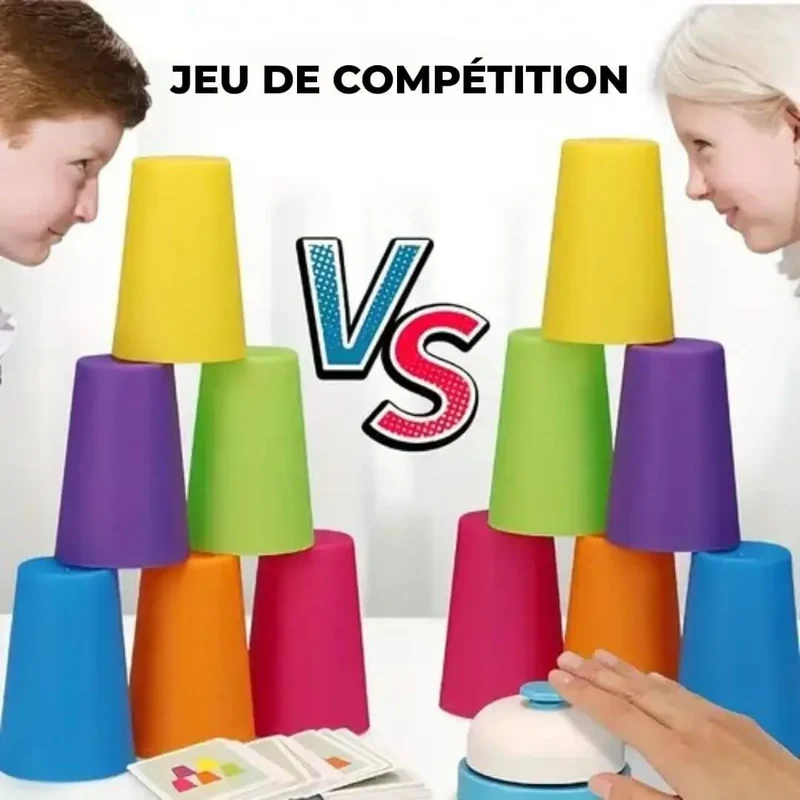 Le Jeu d’Empilement Éducatif - StackCups™