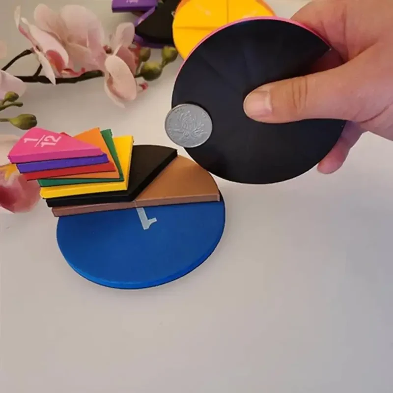 Jeu de Fractions Interactif Montessori - FractionMaster™