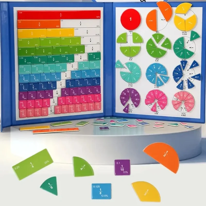 Jeu de Fractions Montessori - Fraction Game Zebra™