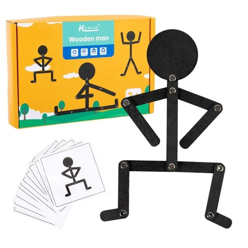 Le jeu puzzle Montessori en bois - FlexiMan™