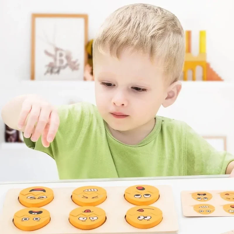 Jeux de Puzzle d'Émotions Montessori - EmotiFun™