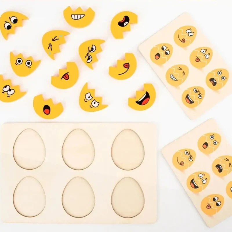 Jeux de Puzzle d'Émotions Montessori - EmotiFun™