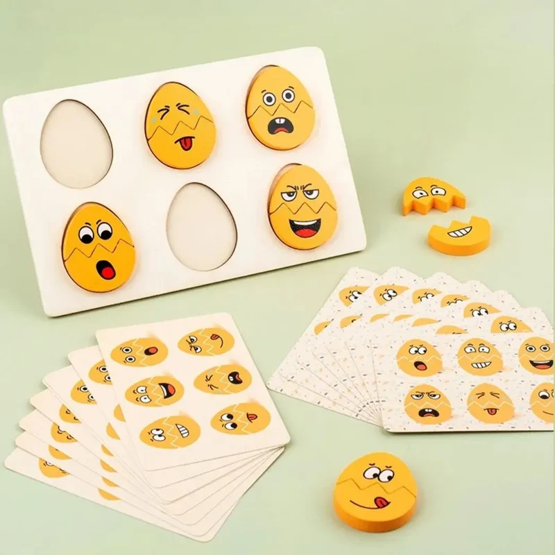 Jeux de Puzzle d'Émotions Montessori - EmotiFun™