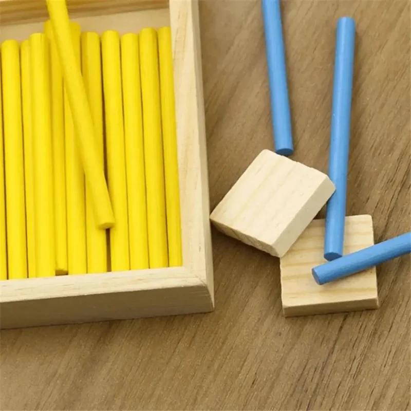 Bâtons de Comptage en Bois Montessori - Intelligence Stick™