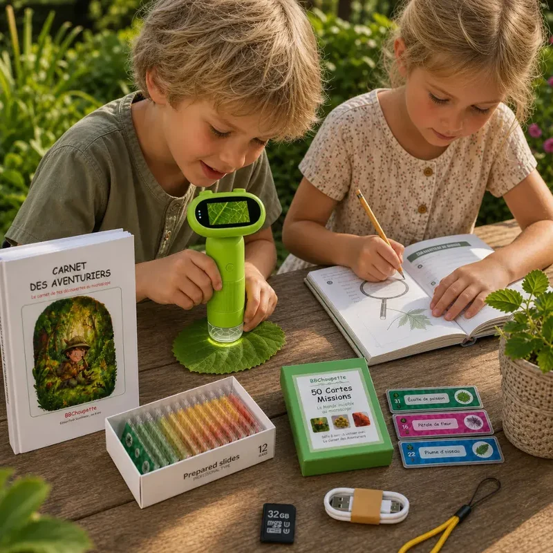 Microscope de Poche Enfant STEM – Dès 4 Ans