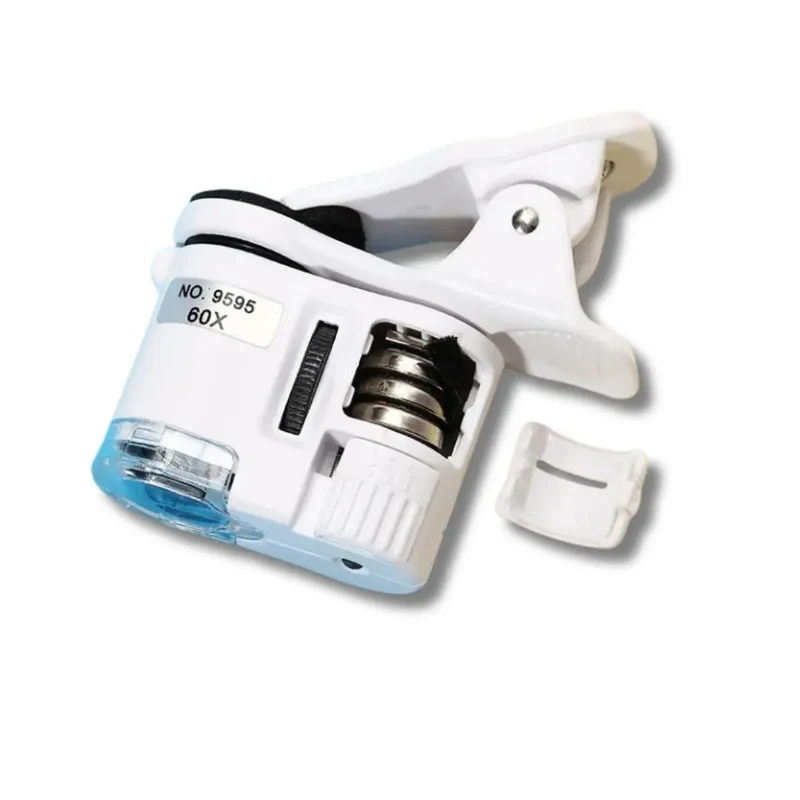 Microscope Enfant Portable avec Clip 60-100x – Dès 4 Ans