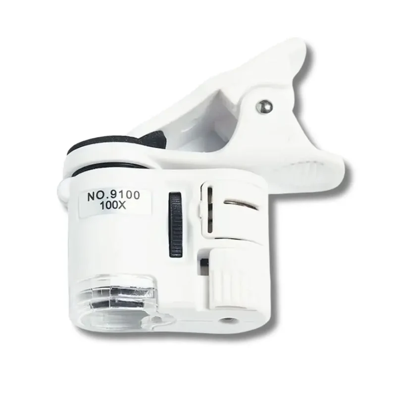 Microscope Enfant Portable avec Clip 60-100x – Dès 4 Ans