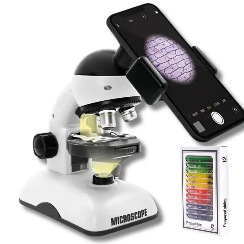 Microscope Enfant Haute Précision 1200x – Dès 6 Ans