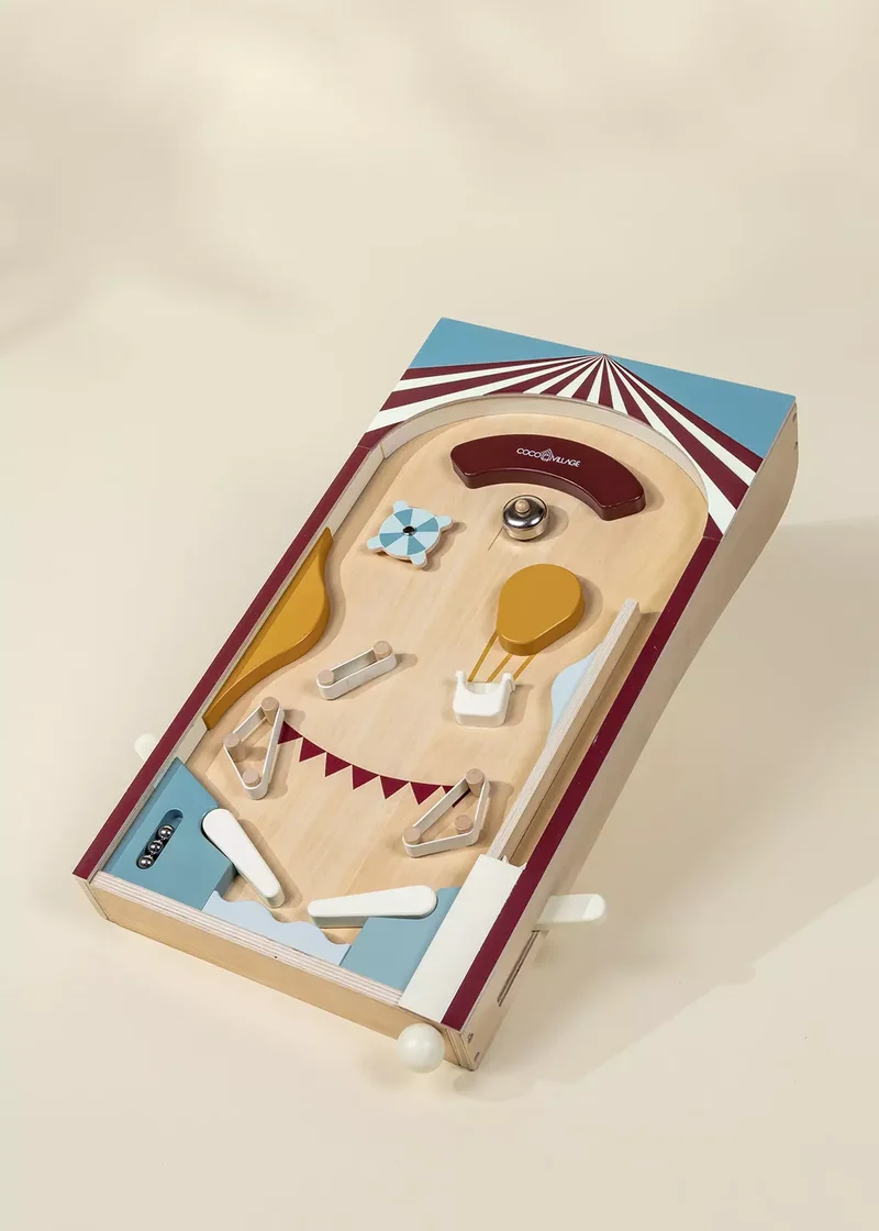 Wooden Play Pinball Machine