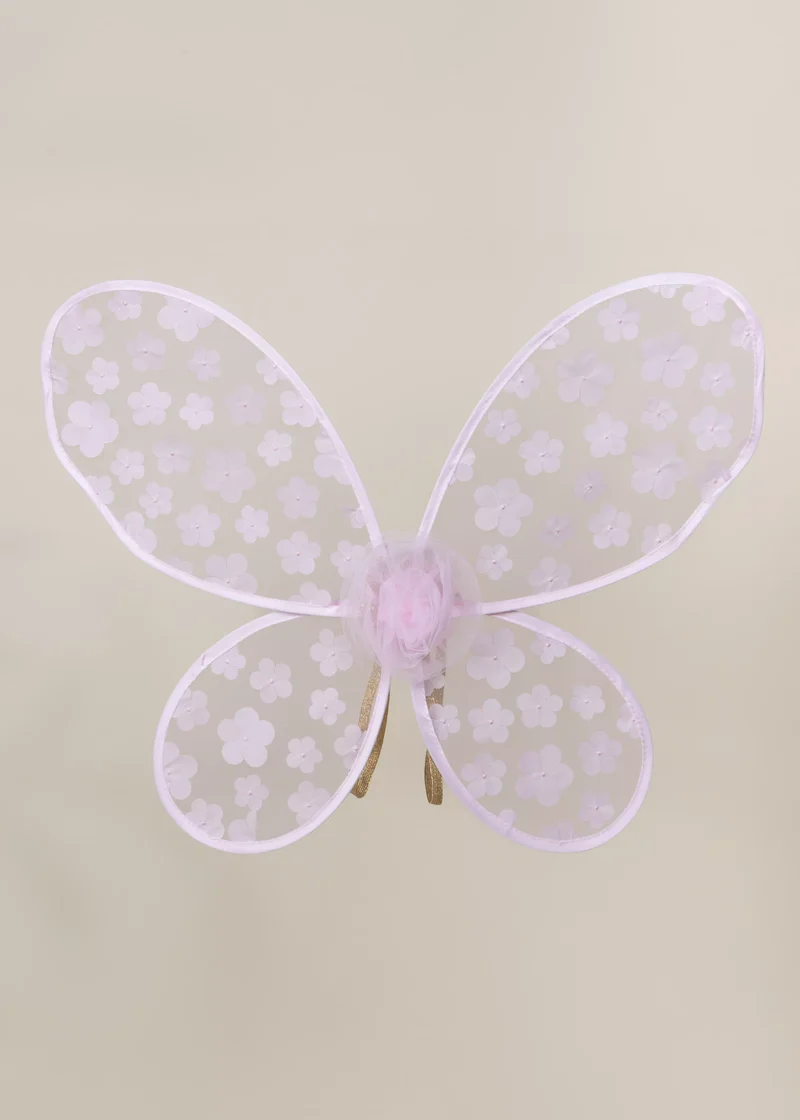 Flower Tutu, Wings & Wand Costume