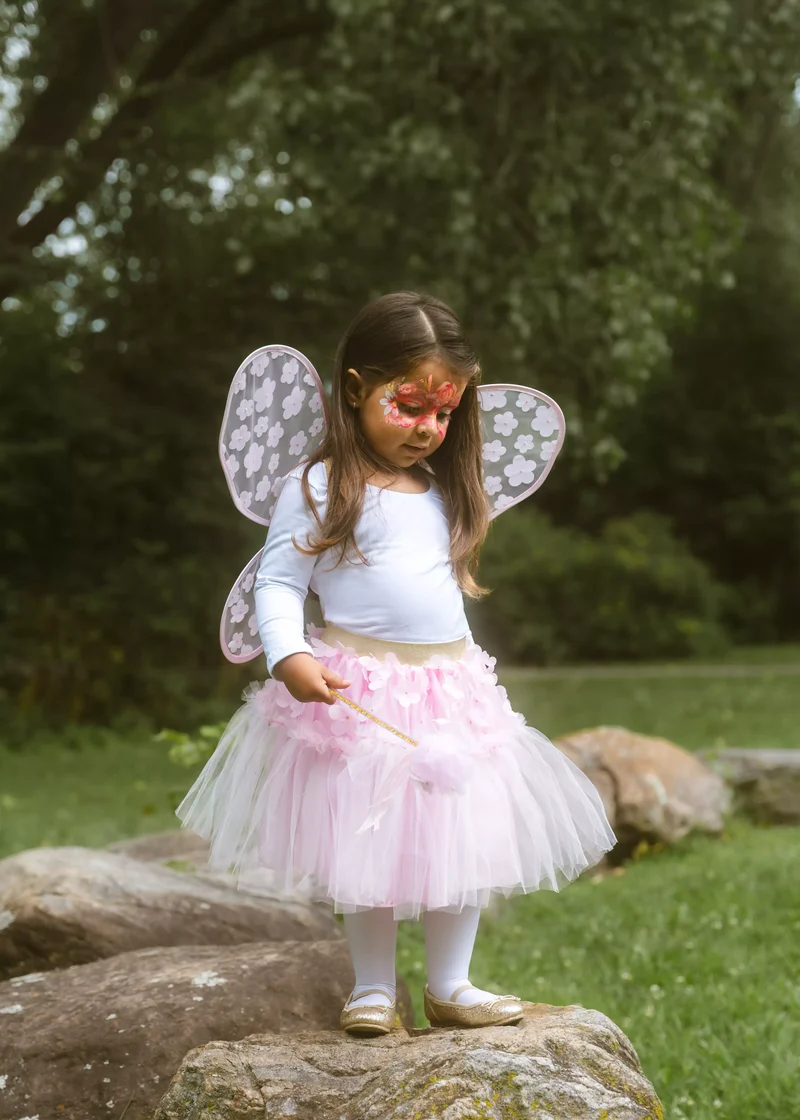 Flower Tutu, Wings & Wand Costume