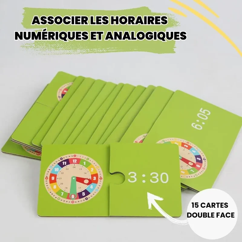 Jouet Éducatif de l'Apprentissage du Temps en s'Amusant - HorloFun™