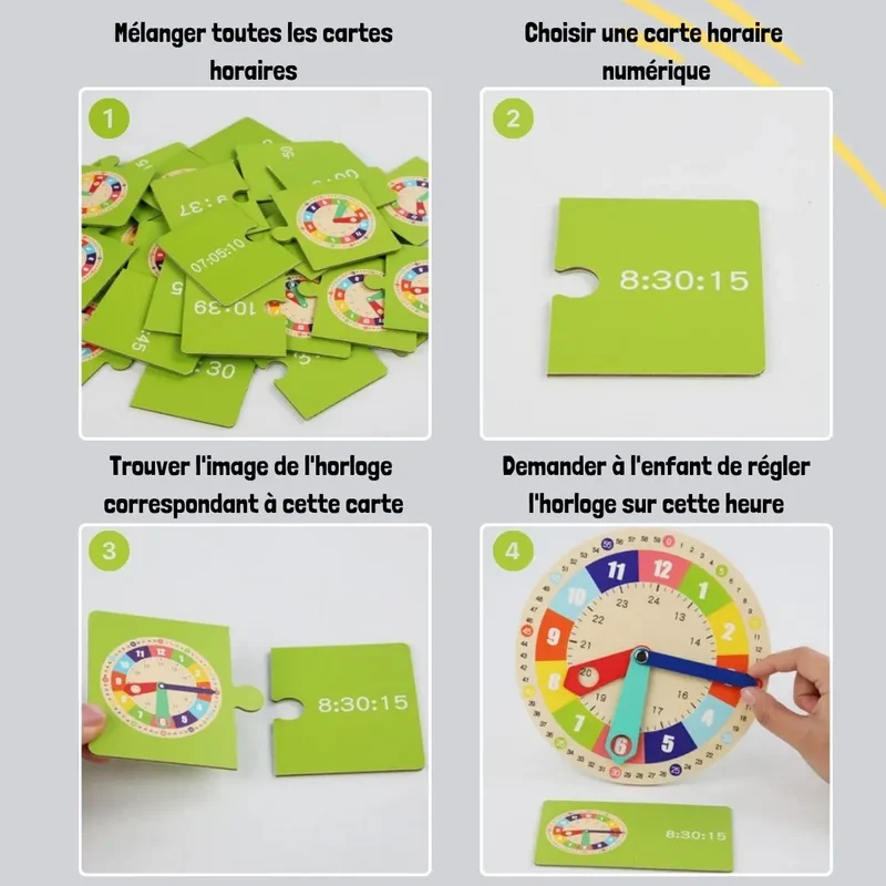 Jouet Éducatif de l'Apprentissage du Temps en s'Amusant - HorloFun™