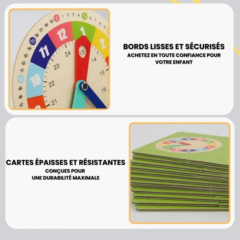 Jouet Éducatif de l'Apprentissage du Temps en s'Amusant - HorloFun™