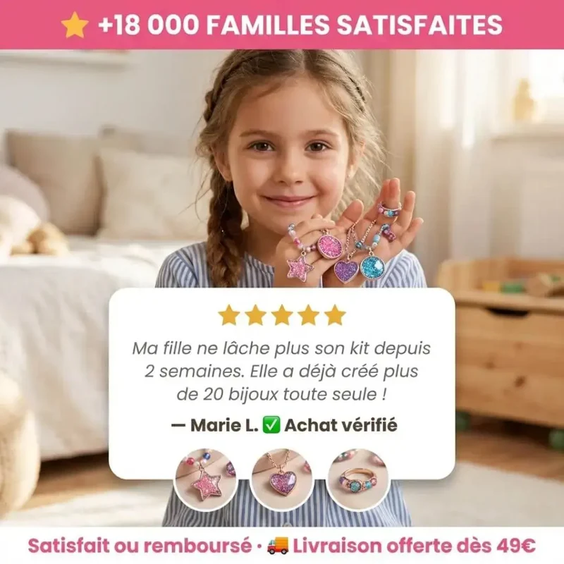 Kit création bijoux enfant - BijouxÉclat™