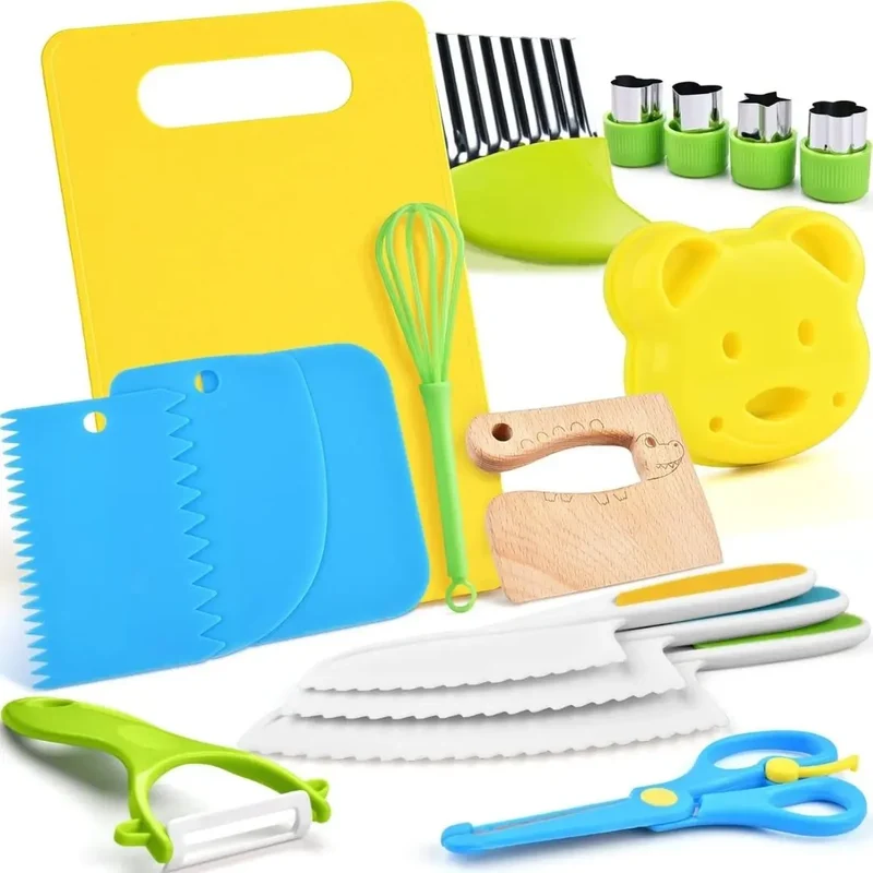 Kit Cuisine Enfant Sécurisé - Chef en Herbe™ | Dès 3 ans