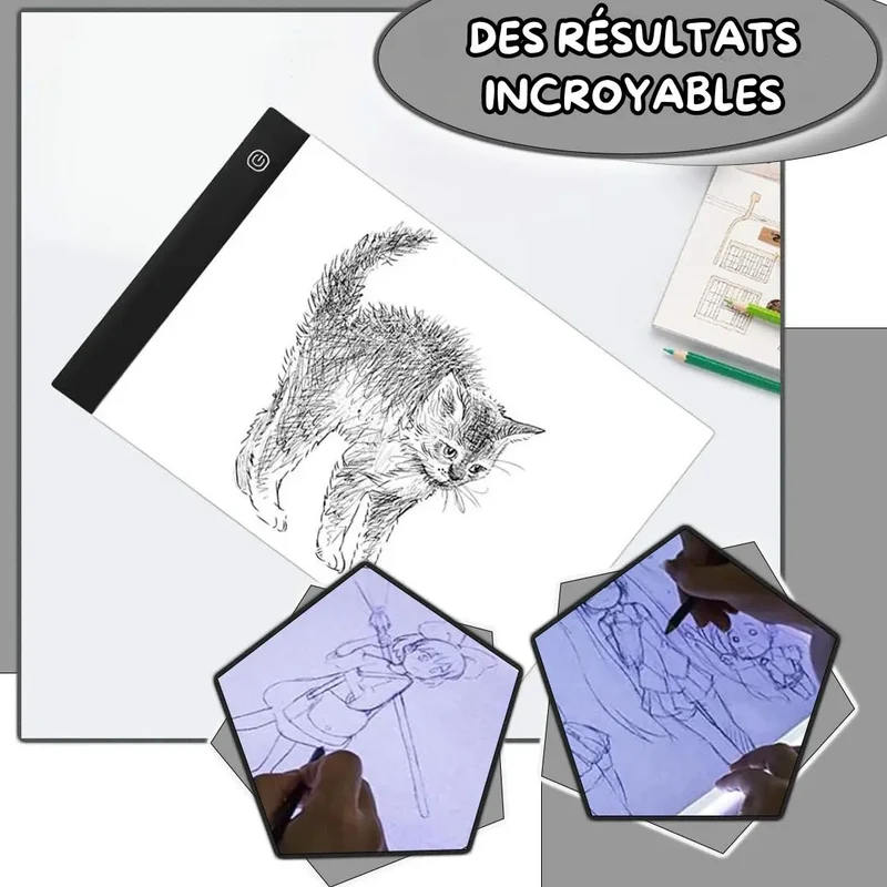 Tablette Lumineuse à Dessin - LumièreArtiste™
