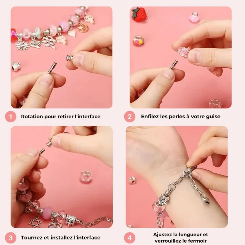 Kit bracelet perles enfant : Joliperles™