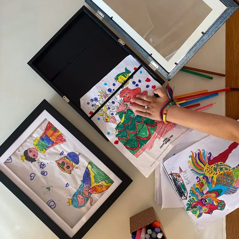 Cadre pour Dessin Enfant Idéal - ArtÉclat™