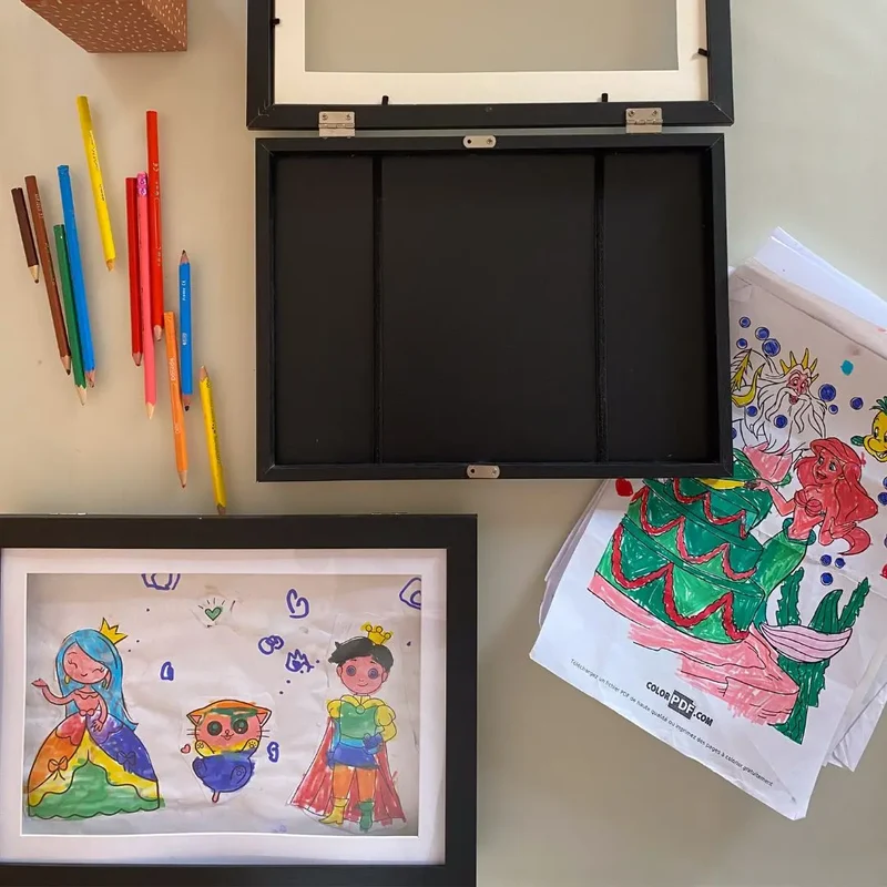 Cadre pour Dessin Enfant Idéal - ArtÉclat™