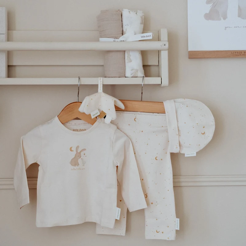 Kraamcadeau kleding set - Beige