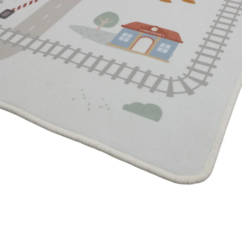 Speelkleed auto's - Beige