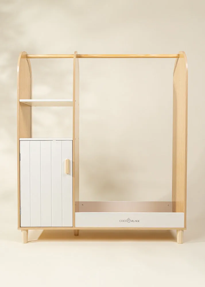 Wooden Play Dress Up Wardrobe