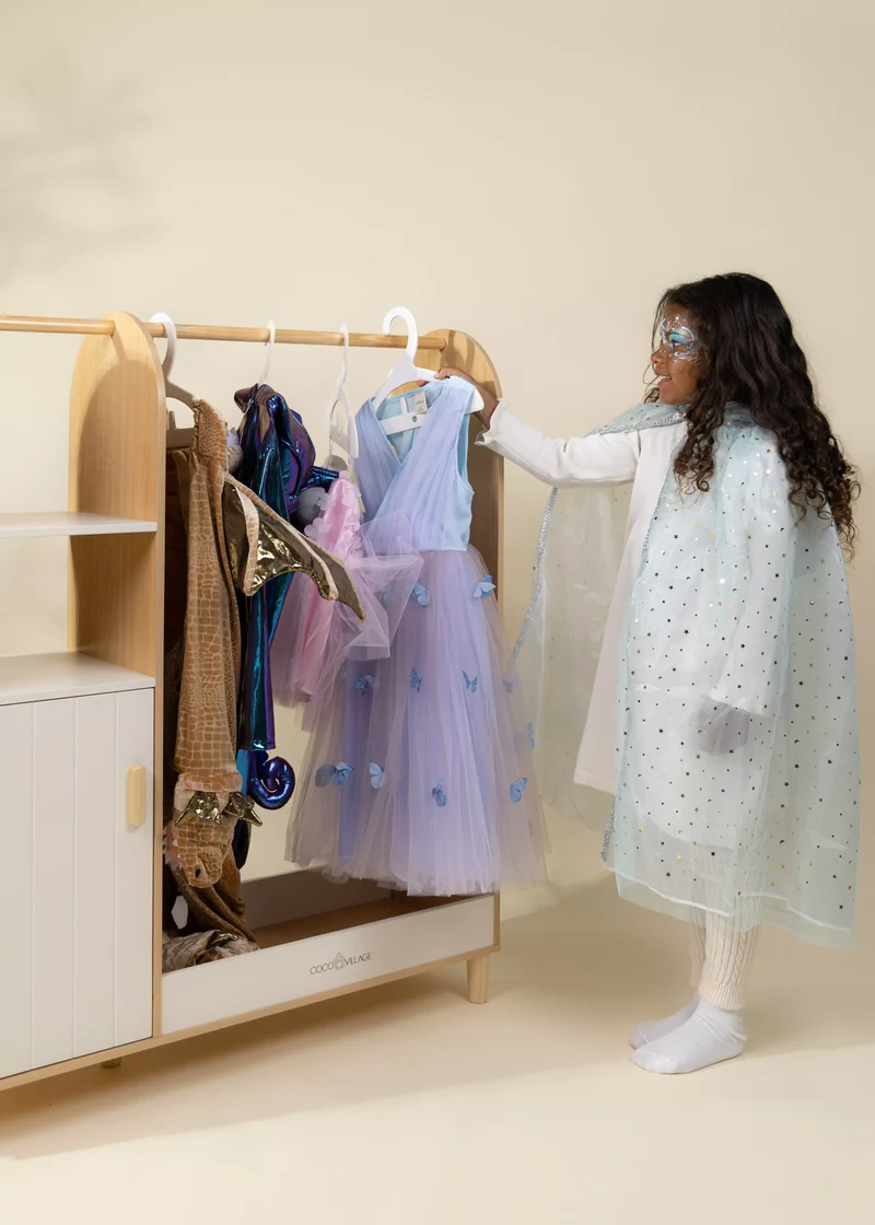 Wooden Play Dress Up Wardrobe