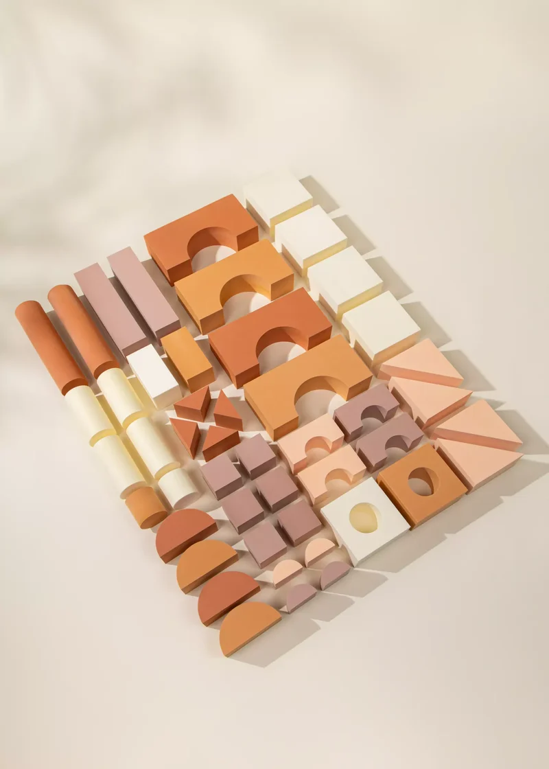 EVA Foam Building Blocks Set - Large (48 pcs)