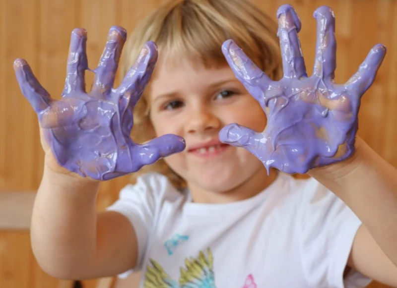 Peinture aux doigts | Couleurs primaires