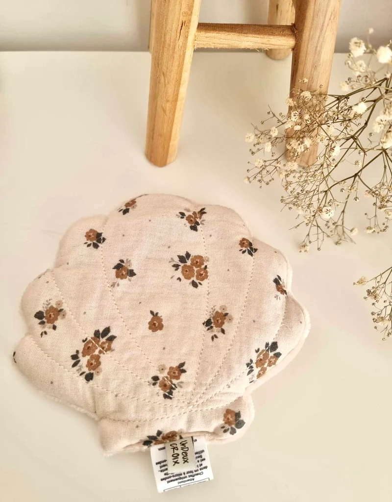 Bouillotte sèche | Coquillage fleuri