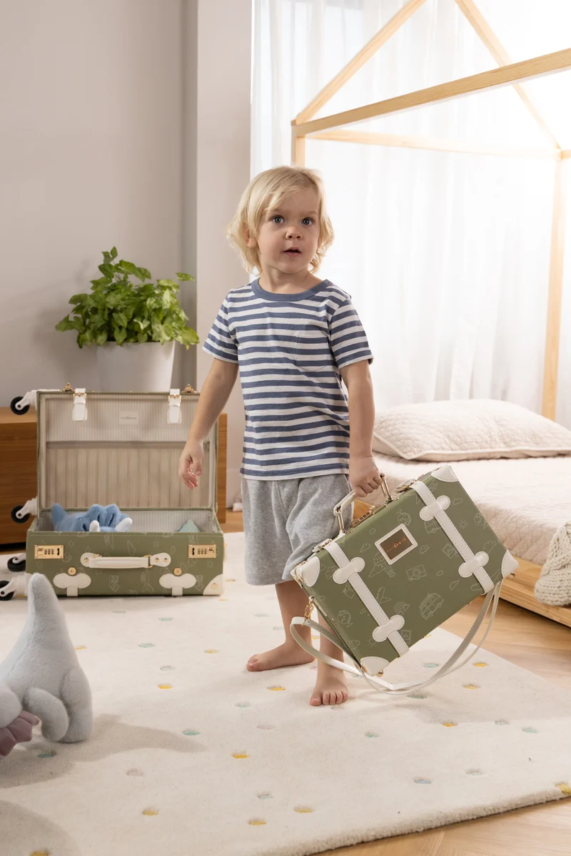 Vegan Leather Play Suitcase - Travel