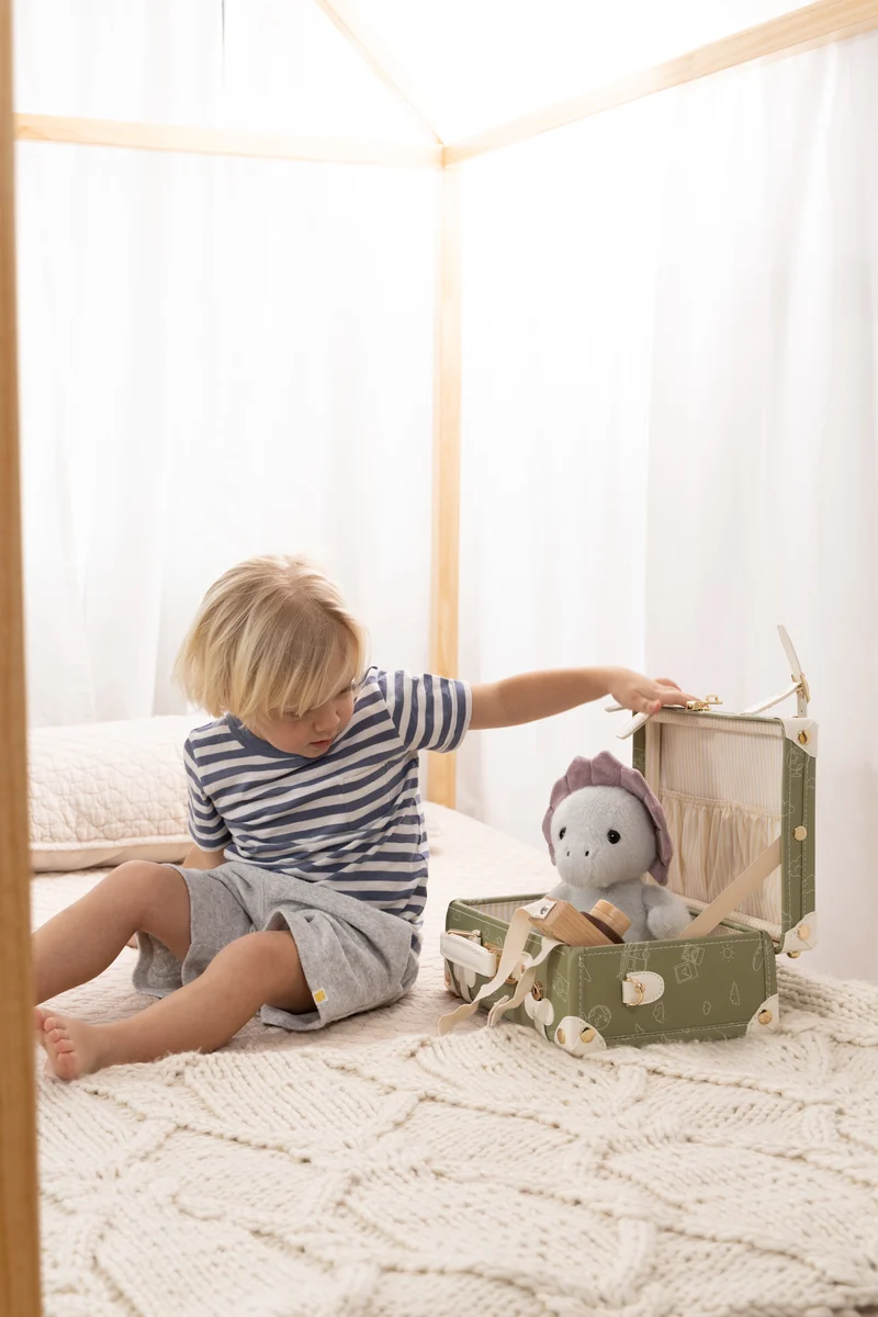 Vegan Leather Play Suitcase - Travel