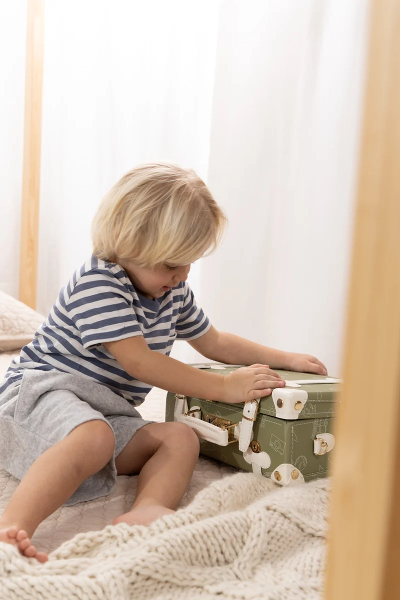 Vegan Leather Play Suitcase - Travel