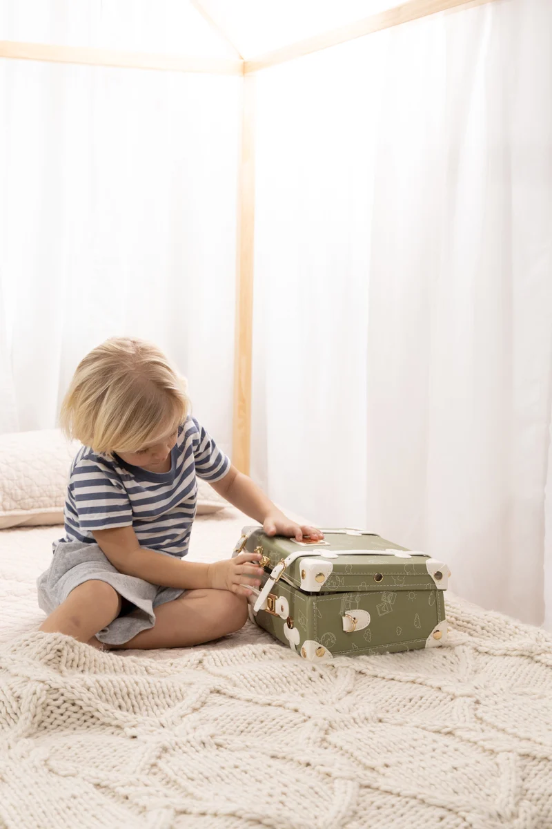 Vegan Leather Play Suitcase - Travel