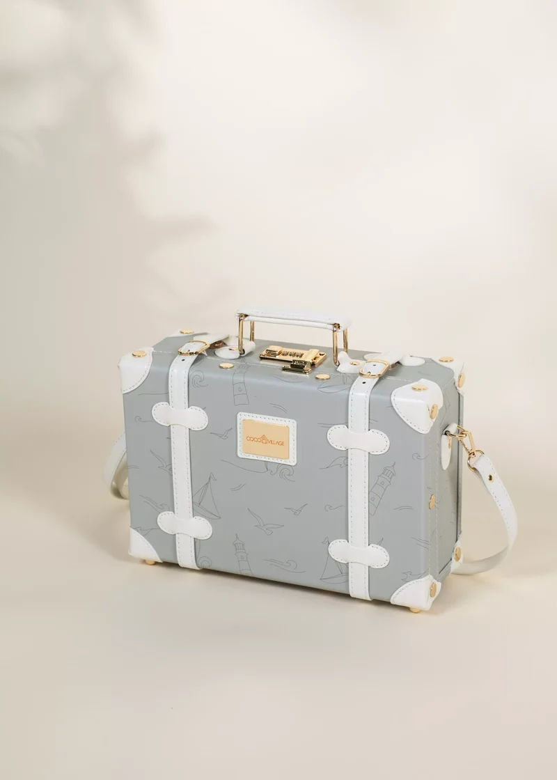 Vegan Leather Play Suitcase - Ocean