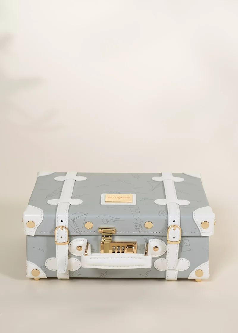 Vegan Leather Play Suitcase - Ocean