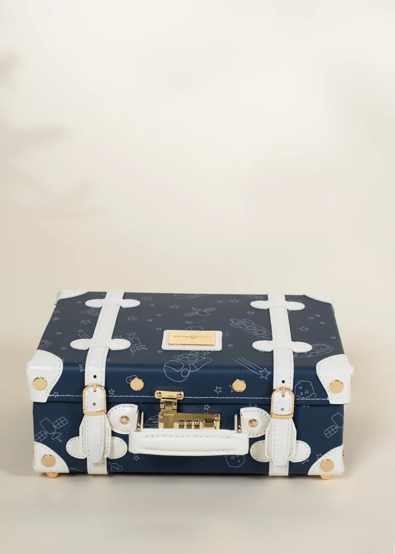 Vegan Leather Play Suitcase - Space