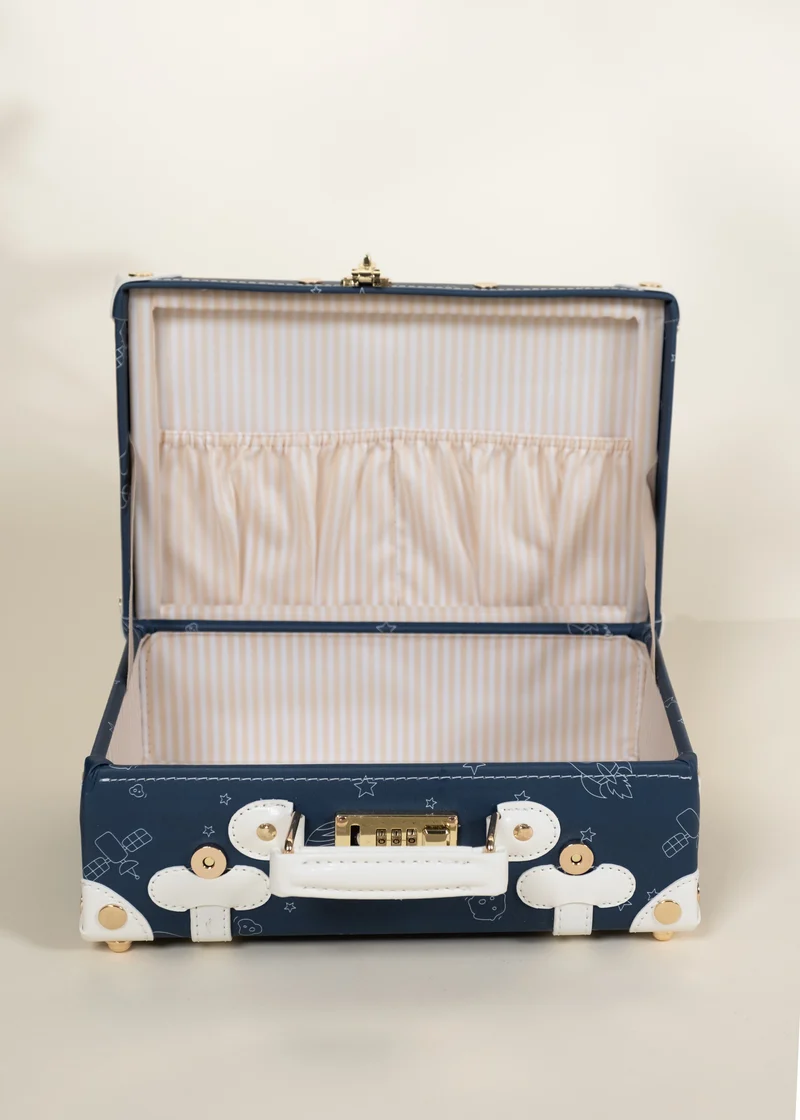 Vegan Leather Play Suitcase - Space